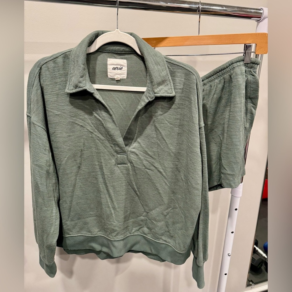 Aerie Sage Green Lounge Set